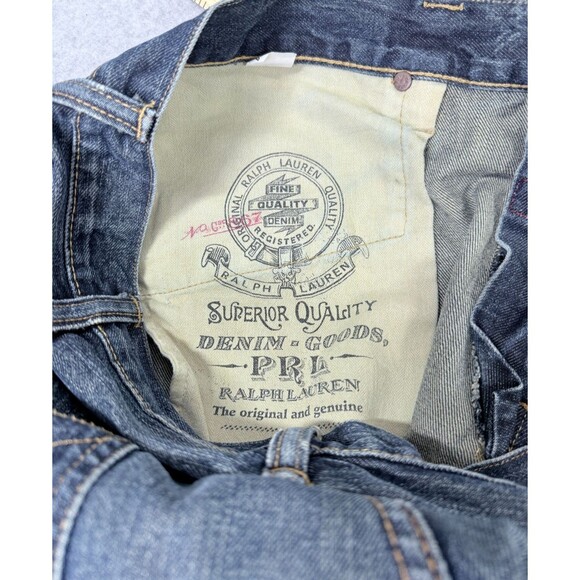 Vintage 90s Polo Ralph Jeans Lauren Mens 38x30 (Fits 39x30) Denim Straight Leg - Picture 7 of 9